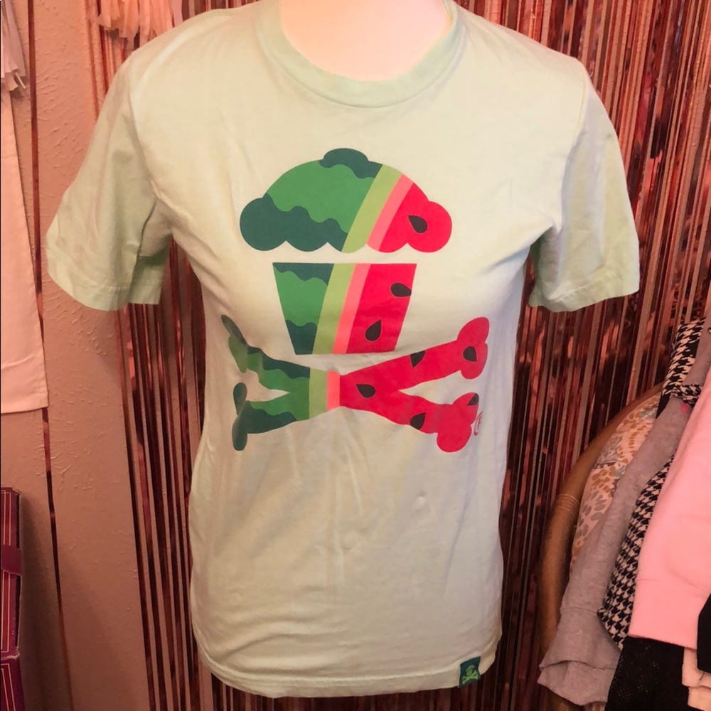 Johnny Cupcakes Watermelon Graphic T-Shirt Tee